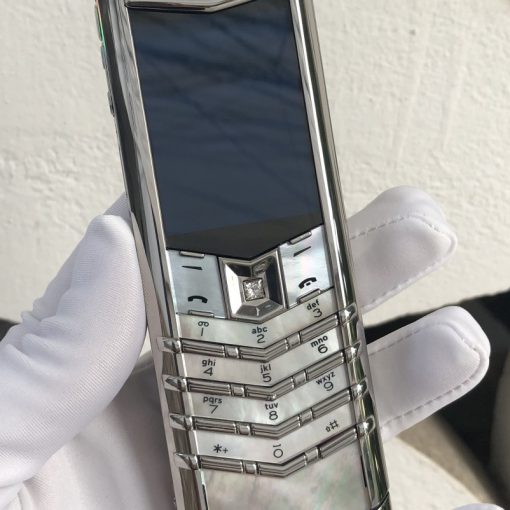 Vertu New Signature S White Mother Pearl