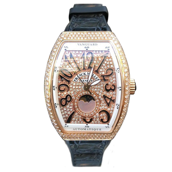 Đồng Hồ Franck Muller V32 Moonphase  Rose Gold  Option Diamond